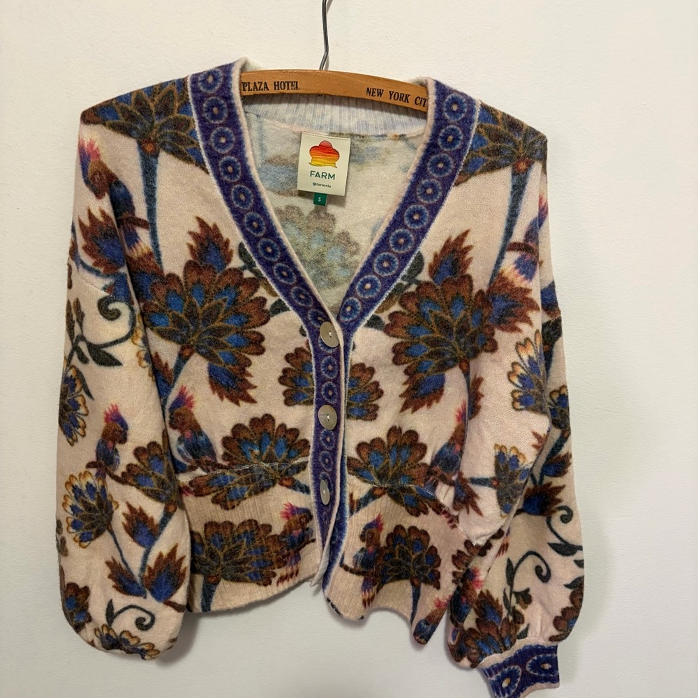 Floral Patterned Sweater